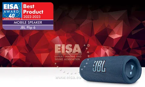 JBL Flip 6 đạt giải thưởng "Loa di động tốt nhất" của EISA 2022-2023